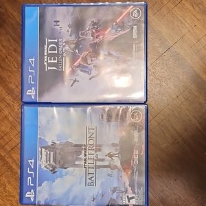 2 Star Wars ps4 games good condition no booklets